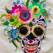 Mi proyecto del curso: Bordado de moda con pedrería: crea composiciones y plantillas replicables
