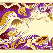 Sea Bird, Snail, and Little Mermaid