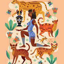 Ägyptische Göttin Bastet