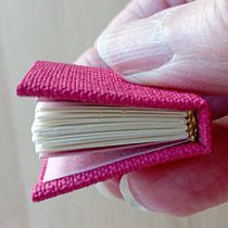 Mon projet du cours : Création d'un livre miniature : reliure et illustration