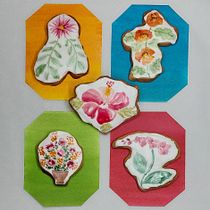 Mon projet du cours : Art culinaire : techniques d'aquarelle pour biscuits illustrés