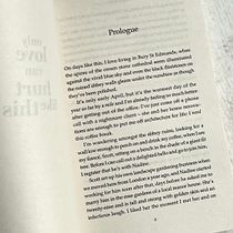 Prologue page of a novel