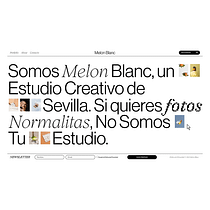 Tipografía grande para estudio creativo