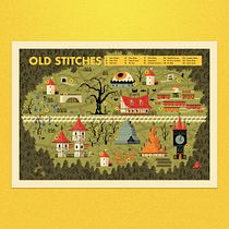 Old Stitches illustrated game map