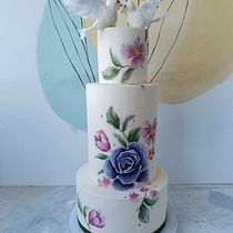 My project for course: Floral Cake Design: Paint with Cocoa Butter