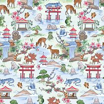 Patrón acuarela de fauna japonesa