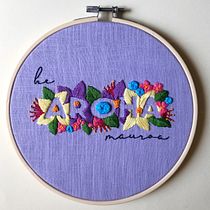 My project for course: Embroidery Art with Lettering: Negative Type Designs