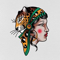 Meu projeto do curso: Design de tatuagens estilo old school no Procreate