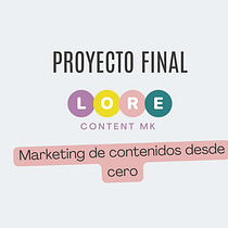 Mi proyecto del curso: Marketing de contenidos desde cero: impulsa tu negocio