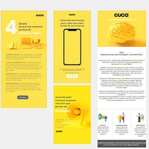 Meu projeto do curso: Design de template para newsletter com Adobe XD e Canva