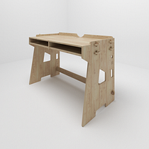 Mi proyecto del curso: Diseño y producción de mobiliario personalizable con router CNC