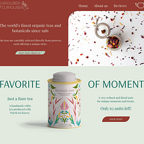 Curioser & Curioser - Web Design