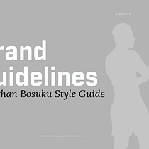 Mon projet du cours : Brand Guidelines / Jonathan Bosuku