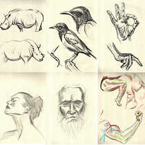 Bocetos diarios para mejorar mis técnicas de dibujo