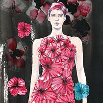 My project for course: Watercolor Fashion Illustration: Silhouette, Color and Flow
