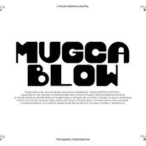 Mugca Blow — tipografía geométrica bold