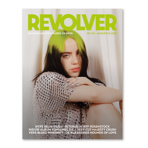 Billie Eilish portrait on cover
