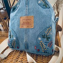 Mi proyecto del curso: Moda upcycling: Crea una mochila con prendas de segunda mano