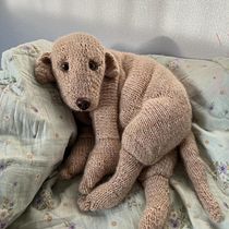 My project for course: Knitting Realistic Stuffed Animals: Make a Puppy from Yarn