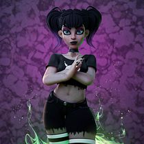 Mi proyecto del curso: Zbrush: modelado de un personaje estilizado - Lilith