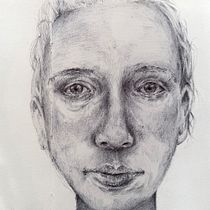 Drawing with ballpoint pen 