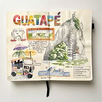 Travel Log Illustration – Gutapé