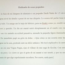 Hablando de cosas pequeñas