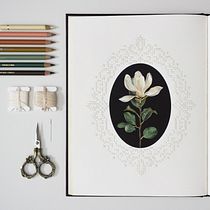 Cadernos bordados