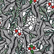 Pattern para CAFÉ BONKA. Un projet de Design graphique et Illustration traditionnelle de Lorena Villalba Capablanca - 23.07.2014