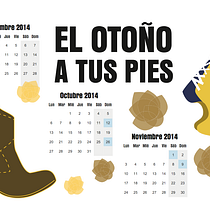 Mi Proyecto del curso Ilustrando el tiempo - Un año a tus pies (calendario). Un projet de Conception de chaussures et Illustration traditionnelle de Ana García Colomina - 26.08.2014