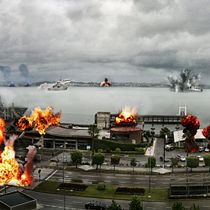 Batalla en la bahia de Santander. Design project by Luis Alberto Saiz Herron - 10.01.2014