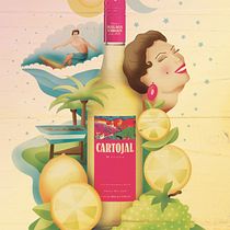 Veranito malagueño con Cartojal. Design gráfico, Ilustração tradicional, e Publicidade projeto de Lisa Fernández Karlsson - 21.03.2015