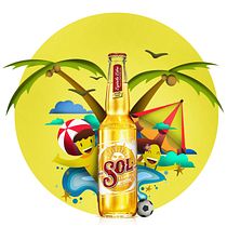 Mi Proyecto del curso de Cerveza Sol. Design e Ilustração tradicional projeto de Carlos Fonseca - 30.03.2015