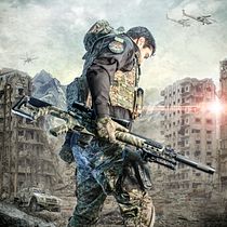 Guerra - Retoque de Película. Photograph, and Graphic Design project by Asier Ortiz - 04.22.2015