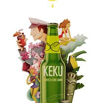 Cerveza fresquita.. Traditional illustration project by Juan Devesa - 04.28.2015