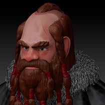 Enano / Dawrf "Iron Skin" (Modelado de personajes en 3D). Un projet de 3D, B, e dessinée , et Conception de personnages de Erick Tosco - 30.04.2015