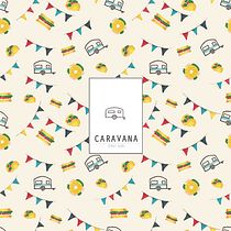 Packaging restaurante street-food "Caravana". Un projet de Packaging et Illustration traditionnelle de javi reyes - 30.06.2015