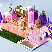 Mantra Neo/saga. 3D, Br, ing, Identit, Art Direction, and Traditional illustration project by Vinicius - 07.01.2015