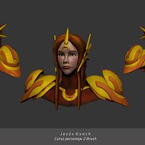 Mi Proyecto del curso Modelado de personajes en 3D. Un projet de 3D de Jesús Guach - 12.07.2015