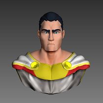 Mi Proyecto del curso Modelado de personajes en 3D. Un projet de 3D, B, e dessinée, Design  , et Conception de personnages de Alfredo Porras Lucio - 15.07.2015