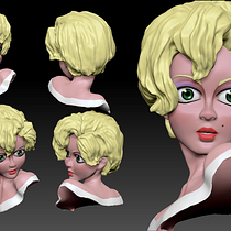 Mi Proyecto del curso Modelado de personajes en 3D. Un projet de 3D et Illustration traditionnelle de rodolfo hoyos - 27.07.2015