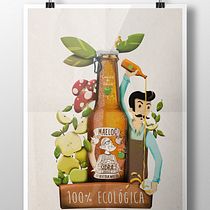 Mi Proyecto del curso Ilustración exprés con Illustrator y Photoshop. Graphic Design, and Traditional illustration project by Adrian Bouso Parga - 10.08.2016