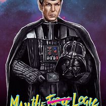 Darth Spock. Projekt z dziedziny  Sztuki piękne, Design, Trad, c, jna ilustracja, T i pografia użytkownika Blanca Lemus - 24.08.2015
