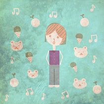 Ice cream cake. Un progetto di Illustrazione tradizionale di Elena Giraldo - 30.10.2015