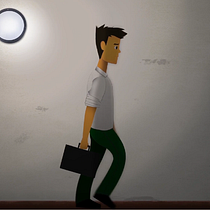 Mi Proyecto del curso Construye un amigo: del lápiz al movimiento. Motion Graphics, Animation, Character Design, Rigging, Character Animation, and 2D Animation project by STF0788 - 01.20.2017