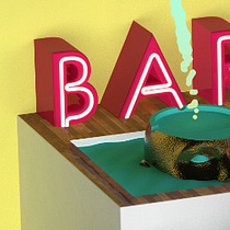 Barcelona de Cine 4D. 3D project by KIMIKA  - 10.05.2015