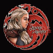 Daenerys Targaryen, del dibujo a lápiz a la ilustración digital.. Projekt z dziedziny Trad, c i jna ilustracja użytkownika Alicia Tapia - 15.09.2015