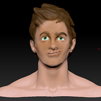 mi primer busto, no sera el mejor pero me siento orgulloso. Un projet de 3D de ismael lópez López - 02.10.2015
