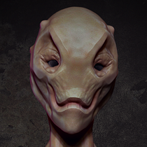 Busto Alien. Un projet de 3D, Design , Conception de personnages , et Sculpture de daniel.mayoral.m - 26.10.2015