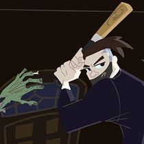 A zombie ate my neighbor. Animation, Fine Arts, Film, Film, Video, TV, Character Design, Photograph, Post-production, and Video project by Frank Morales - 12.21.2015